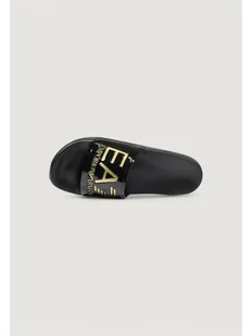 EA7 Emporio Armani Klapki 7X000108 AF15118 PC001 Czarny - Klapki i japonki męskie - miniaturka - grafika 1