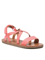 Buty dla dziewczynek - Nelli Blu Sandały CM210804-12 Pomarańczowy - miniaturka - grafika 1