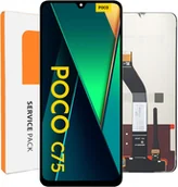 Części serwisowe do telefonów - ORYGINAŁ WYŚWIETLACZ EKRAN LCD SZYBKA DOTYK DO XIAOMI POCO C75 2410FPCC5G - miniaturka - grafika 1