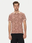 Koszulki męskie - Blend Polo 20718251 Różowy Regular Fit - miniaturka - grafika 1