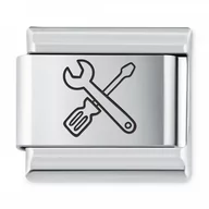 Charmsy - Murrano ITALIAN CHARMS Symbole Hobby Narzędzia IH-199 - miniaturka - grafika 1