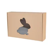 Pudełka i szkatułki - Pudełko Fasonowe Okienko Zając 450X300X100mm - miniaturka - grafika 1