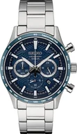 Zegarki męskie - Zegarek Seiko Zegarek męski Seiko SSB445P1 srebrny - miniaturka - grafika 1