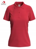 Koszulki i topy damskie - Stedman Polo Women Red XXL - miniaturka - grafika 1