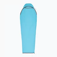 Śpiwory - Wkładka do śpiwora Sea to Summit Breeze Sleeping Bag Liner Mummy compact blue atoll/beluga - miniaturka - grafika 1