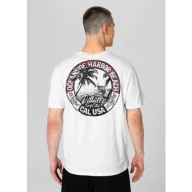 Koszulki sportowe męskie - Pit Bull T-shirt Koszulka Oceanside White - miniaturka - grafika 1