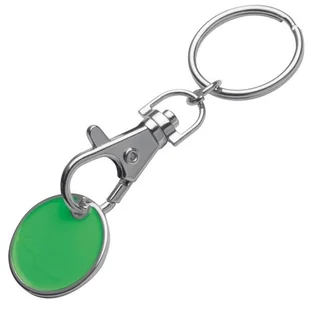 Brelok metalowy z żetonem ARRAS zielony - Breloki - miniaturka - grafika 1