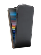 Etui i futerały do telefonów - cofi1453® Etui z klapką kompatybilne z SAMSUNG GALAXY A70 (A705F) Etui na telefon komórkowy Pionowe składane etui ochronne Flip Cover Czarny - miniaturka - grafika 1