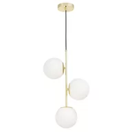 Lampy sufitowe - NOWOCZESNA LAMPA WISZĄCA KLASYCZNE ZŁOTO STELVIO W3 - miniaturka - grafika 1