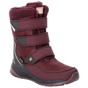 Buty dla chłopców - Dziecięce buty zimowe Jack Wolfskin Polar Boot Texapore High Vc K Rozmiar butów (UE): 31 / Kolor: czerwony - miniaturka - grafika 1