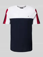 Koszulki męskie - T-shirt z wyhaftowanym logo - miniaturka - grafika 1