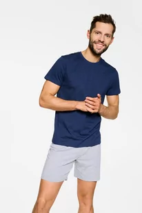 Piżama Nutty 39747-59X Granatowo-Szara - Piżamy męskie - miniaturka - grafika 1