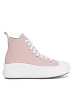 Buty dla dziewczynek - Converse Trampki Chuck TAYLOR ALL STAR MOVE A08745C Różowy - miniaturka - grafika 1