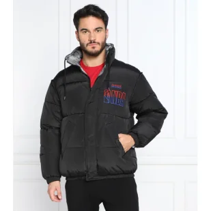 BOSS ORANGE Dwustronna kurtka 3w1 BOSS x NBA Ceban1| Regular Fit - Kurtki męskie - miniaturka - grafika 1