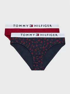 Majtki dla dzieci - Tommy Hilfiger Komplet 2 par fig Bikini UG0UG00370 Kolorowy - grafika 1