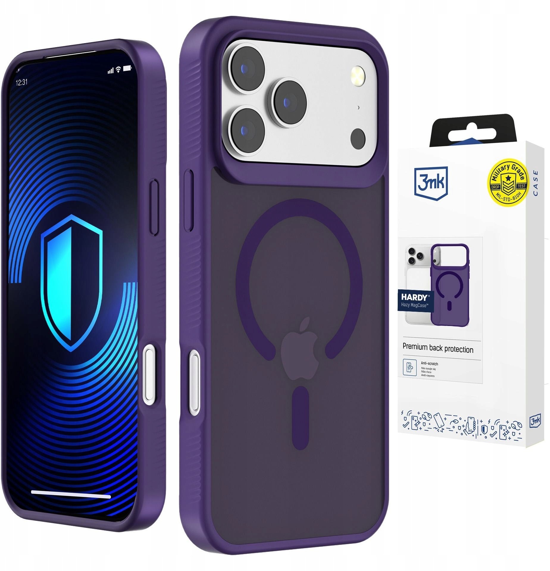3MK Apple iPhone 17 Pro Max - 3mk Hardy Hazy MagCase Purple