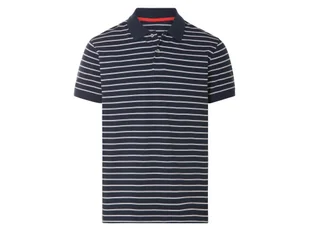 esmara Men Koszulka polo męska z bawełny (Granatowy, M (48/50)) - Koszulki męskie - miniaturka - grafika 1