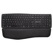 Klawiatury - Delux GM908CV BT+2.4G (czarna) - miniaturka - grafika 1