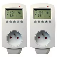 Systemy inteligentnych domów - Gniazdko Smart Plug XtendLan TZA02 termostatická 16A, 2 ks (XL-TERMOSTATPACK) - miniaturka - grafika 1