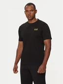 Koszulki męskie - EA7 Emporio Armani T-Shirt 8NPT25 PJVPZ 0208 Czarny Regular Fit - miniaturka - grafika 1