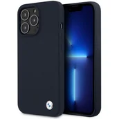 Etui i futerały do telefonów - BMW Etui BMHCP13XSILNA iPhone 13 Pro Max 6,7" granatowy/navy hardcase Silicone Signature BMW000424-0 - miniaturka - grafika 1