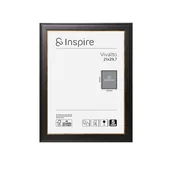 Ramki na zdjęcia - Rama na zdjęcie Vivalto 21 x 29.7 cm czarno-złota Inspire - miniaturka - grafika 1