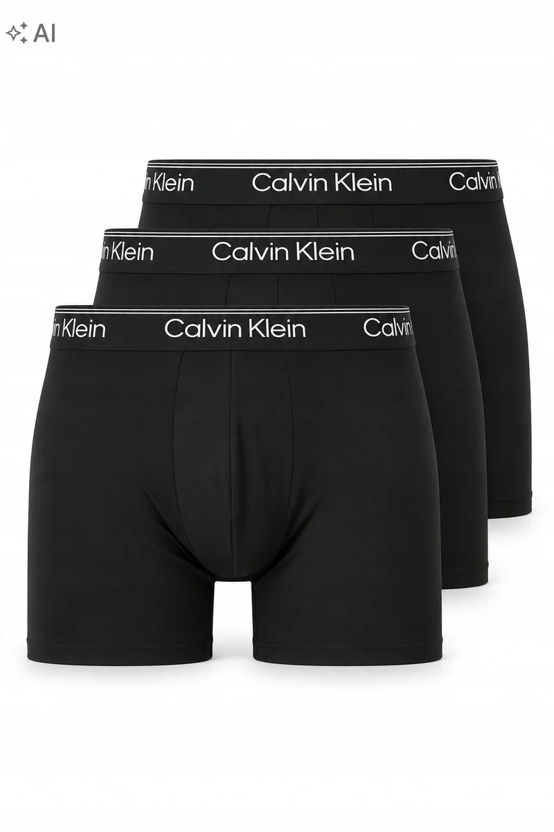 Calvin Klein Underwear Bokserki męskie 3 PACK czarne