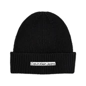 Czapki męskie - Calvin Klein Jeans Czapka INSTITUTIONAL PATCH | z dodatkiem wełny - miniaturka - grafika 1