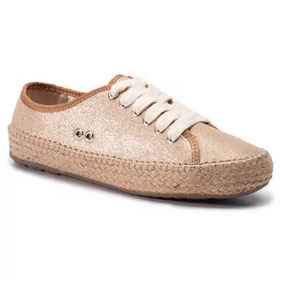 Espadryle damskie - Emu Australia Espadryle Agonis Metallic W11963 Rose Gold - grafika 1