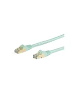 Kable miedziane - StarTech 6ASPAT7MAQ .com kabel sieciowy Kolor Aqua 7 m Cat6a S/UTP STP - miniaturka - grafika 1