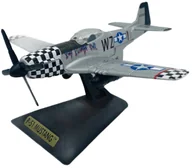 Samoloty i helikoptery - Samolot North American P-51 Mustang model podstawka METAL Motormax - miniaturka - grafika 1