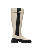 Kozaki damskie - Rage Age Kozaki RA-18-06-000451 Beżowy - miniaturka - grafika 1