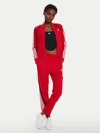 Dresy damskie - adidas Dres Teamsport IX1109 Czerwony Slim Fit - miniaturka - grafika 1