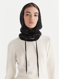 PINKO Komin 106005 A2YY Z99 Czarny - Apaszki i szaliki damskie - miniaturka - grafika 1