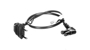 Goobay Kabel zasilający Kabel zasilający kątowy EURO radiowy CEE 7/16 IEC 320 C7 0,5m 56588 - Kable komputerowe i do monitorów - miniaturka - grafika 1