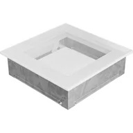 Akcesoria kominkowe - Kratki.pl KRATKA KOMINKOWA PROSTOKĄTNA BIAŁA 170X170 MM 17B - miniaturka - grafika 1