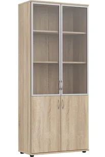 Witryna na książki i dokumenty dąb sonoma Z1-N99 - Witryny - miniaturka - grafika 1