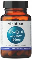 Zdrowa żywność - Viridian Koenzym Q10 100mg z MCT (30 kaps) 5060003593652 - miniaturka - grafika 1