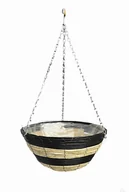 Donice - Kosz wiszący na kwiaty, wisząca donica, technoratan 20600550PE - miniaturka - grafika 1