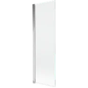 Parawany nawannowe - Mexen Mist parawan nawannowy 1-skrzydłowy 60 x 150 cm, transparent, chrom - 8A9-060-001-01-00 - miniaturka - grafika 1