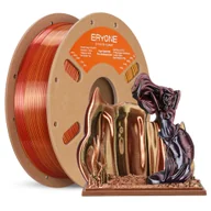 Filamenty i akcesoria do drukarek 3D - ERYONE High Speed Four-color Silk PLA Filament 1kg - Metallic Frenzy Black - miniaturka - grafika 1