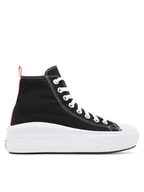 Buty dla dziewczynek - Converse Trampki Chuck Taylor All Star Move 271716C Czarny - miniaturka - grafika 1