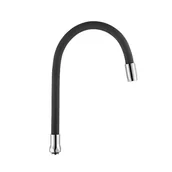 Akcesoria do armatury i ceramiki - Kuchinox Elza wylewka do baterii kuchennej elastyczna czarna CWE761D - miniaturka - grafika 1