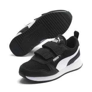 Dziecięce buty sportowe R78 PUMA Black White - Buty trekkingowe dziecięce - miniaturka - grafika 1