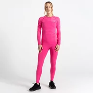 Spodnie sportowe damskie - Dare 2b - Damska Bielizna Termiczna In The Zone Legginsy Różowy, Rozmiar: L/XL - miniaturka - grafika 1