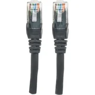 Patchcordy - Intellinet Patch Cord 100% miedź Cat.6 Utp, 1m, cz - miniaturka - grafika 1