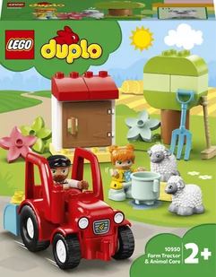 LEGO Duplo Traktor i zwierzęta gospodarskie 10950 - Klocki - miniaturka - grafika 1