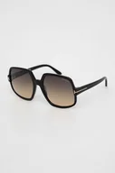 Okulary przeciwsłoneczne - Tom Ford okulary przeciwsłoneczne damskie kolor czarny - miniaturka - grafika 1