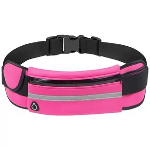 PAS do Biegania Saszetka Biodrowa reulowana 77-96cm różowa BQ12E - Nerki - miniaturka - grafika 1