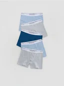 Skarpetki dla dzieci - Reserved - Bawełniane bokserki 5 pack - jasnoniebieski - miniaturka - grafika 1
